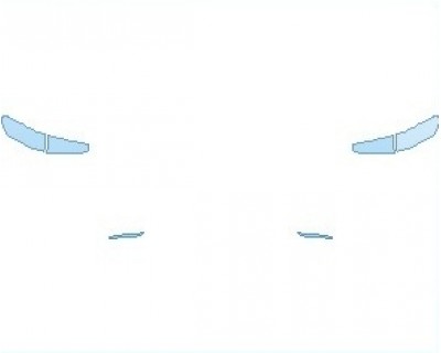 PAINT PROTECTION KIT - 2023 MERCEDES GLS MAYBACH LIGHTS REAR - PRECUT PPF CLEAR BRA WRAP