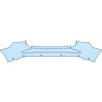 Precut PPF Kit – Clear Bra Paint Protection Film PAINT PROTECTION KIT - 2023 MERCEDES GLS MAYBACH REAR BUMPER WITH SENSORS - PRECUT PPF CLEAR BRA WRAP