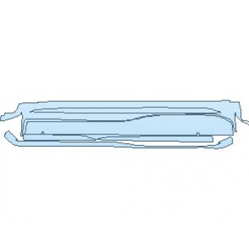 PAINT PROTECTION KIT - 2023 MERCEDES GLS MAYBACH ROCKER PANELS LEFT SIDE - PRECUT PPF CLEAR BRA WRAP