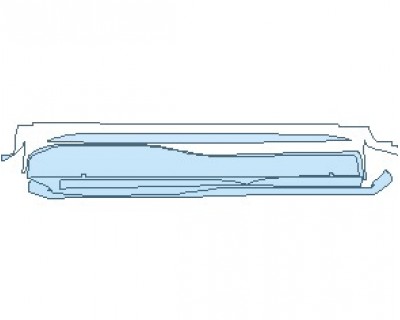 PAINT PROTECTION KIT - 2023 MERCEDES GLS MAYBACH ROCKER PANELS RIGHT SIDE - PRECUT PPF CLEAR BRA WRAP