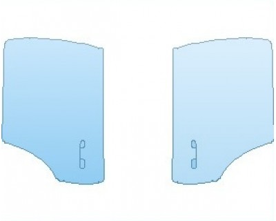 PAINT PROTECTION KIT - 2023 MERCEDES GLS MAYBACH DOORS REAR - PRECUT PPF CLEAR BRA WRAP