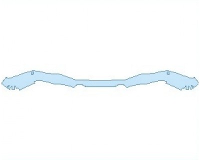 PAINT PROTECTION KIT - 2023 ASTON MARTIN VANTAGE F1 EDITION ROADSTER REAR BUMPER LOWER WITH SENSORS GLOSSY FINISH - PRECUT PPF CLEAR BRA WRAP