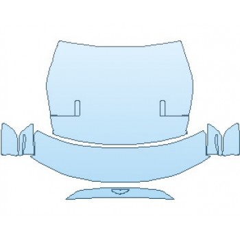 PAINT PROTECTION KIT - 2023 ASTON MARTIN VANTAGE F1 EDITION ROADSTER REAR DECK LID - PRECUT PPF CLEAR BRA WRAP