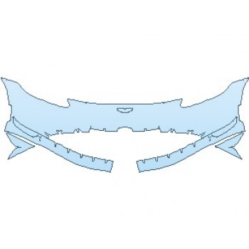 PAINT PROTECTION KIT - 2023 ASTON MARTIN VANTAGE F1 EDITION ROADSTER BUMPER - PRECUT PPF CLEAR BRA WRAP