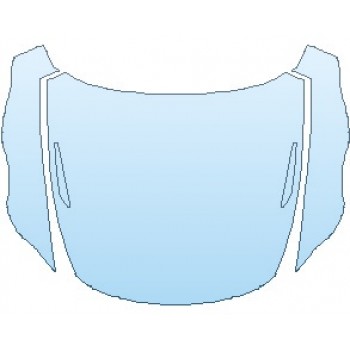 PAINT PROTECTION KIT - 2023 ASTON MARTIN VANTAGE F1 EDITION ROADSTER FULL HOOD (WRAPPED EDGES) WITH VENTS - PRECUT PPF CLEAR BRA WRAP