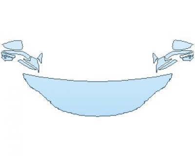 PAINT PROTECTION KIT - 2023 ASTON MARTIN VANTAGE F1 EDITION ROADSTER HOOD (WRAPPED EDGES) - PRECUT PPF CLEAR BRA WRAP