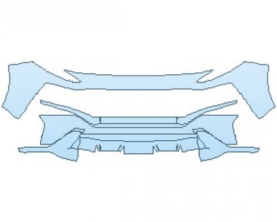 PAINT PROTECTION KIT - 2023 HYUNDAI SANTA FE LIMITED BUMPER - PRECUT PPF CLEAR BRA WRAP