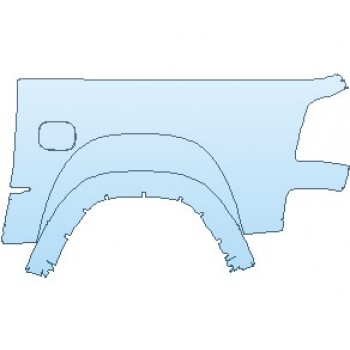 PAINT PROTECTION KIT - 2024 RAM 1500 LIMITED BED SIDE 5 FT 7 IN RIGHT - PRECUT PPF CLEAR BRA WRAP