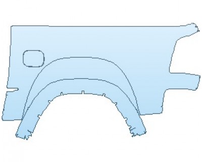 PAINT PROTECTION KIT - 2024 RAM 1500 LIMITED LONGHORN BED SIDE 5 FT 7 IN RIGHT - PRECUT PPF CLEAR BRA WRAP