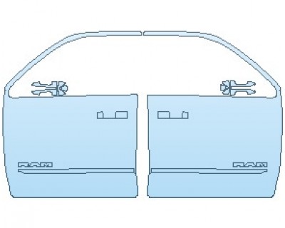 2022 RAM 1500 LIMITED DOORS FRONT WITH RAM EMBLEM