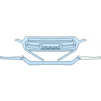 2021 RAM 1500 LIMITED LONGHORN GRILLE