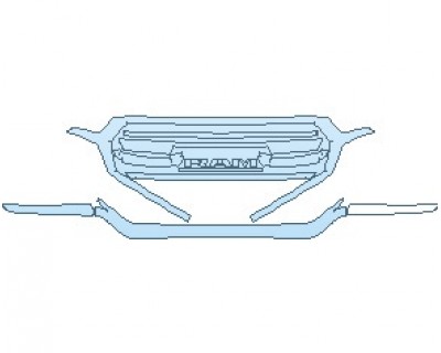 2023 RAM 1500 LIMITED LONGHORN GRILLE