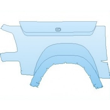 PAINT PROTECTION KIT - 2024 RAM 1500 LIMITED BED SIDE WITH RAMBOX LEFT - PRECUT PPF CLEAR BRA WRAP