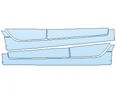 PAINT PROTECTION KIT - 2021 HONDA CIVIC EX-L HATCHBACK ROCKER PANELS - PRECUT PPF CLEAR BRA WRAP