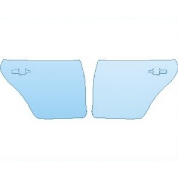 PAINT PROTECTION KIT - 2025 CHEVROLET MALIBU LS DOORS REAR - PRECUT PPF CLEAR BRA WRAP