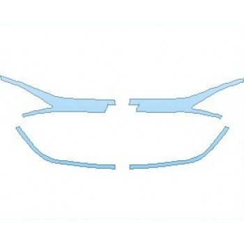 PAINT PROTECTION KIT - 2023 CHEVROLET MALIBU HYBRID GRILLE - PRECUT PPF CLEAR BRA WRAP