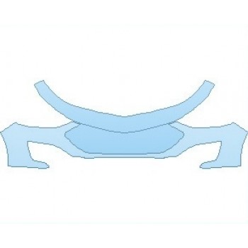 PAINT PROTECTION KIT - 2025 CHEVROLET MALIBU PREMIER BUMPER & UPPER BUMPER - PRECUT PPF CLEAR BRA WRAP
