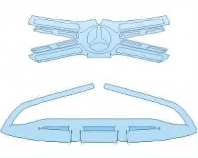 Precut PPF Kit – Clear Bra Paint Protection Film PAINT PROTECTION KIT - 2023 MERCEDES E CLASS ALL-TERRAIN WAGON GRILLE & CHROME TRIM - PRECUT PPF CLEAR BRA WRAP