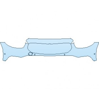 Precut PPF Kit – Clear Bra Paint Protection Film PAINT PROTECTION KIT - 2023 MERCEDES E CLASS ALL-TERRAIN WAGON BUMPER WITH SENSORS - PRECUT PPF CLEAR BRA WRAP