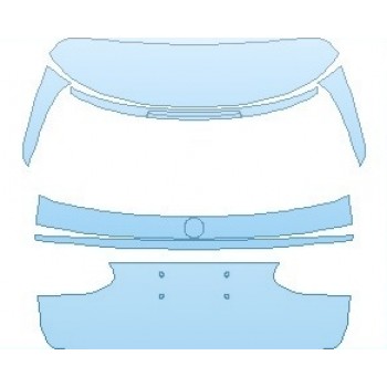 PAINT PROTECTION KIT - 2023 MERCEDES E CLASS ALL-TERRAIN WAGON REAR HATCH - PRECUT PPF CLEAR BRA WRAP