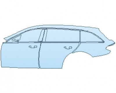 Precut PPF Kit – Clear Bra Paint Protection Film PAINT PROTECTION KIT - 2023 MERCEDES E CLASS ALL-TERRAIN WAGON REAR QUARTER PANEL & DOORS LEFT SIDE - PRECUT PPF CLEAR BRA WRAP