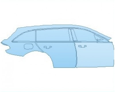 Precut PPF Kit – Clear Bra Paint Protection Film PAINT PROTECTION KIT - 2023 MERCEDES E CLASS ALL-TERRAIN WAGON REAR QUARTER PANEL & DOORS RIGHT SIDE - PRECUT PPF CLEAR BRA WRAP