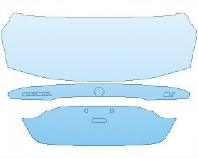 PAINT PROTECTION KIT - 2023 NISSAN MAXIMA SL REAR DECK LID WITH SV EMBLEM - PRECUT PPF CLEAR BRA WRAP