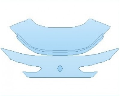 PAINT PROTECTION KIT - 2025 BMW 8 SERIES 840I XDRIVE COUPE REAR DECK LID WITH SPOILER - PRECUT PPF CLEAR BRA WRAP