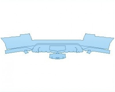 PAINT PROTECTION KIT - 2021 FORD EXPEDITION LIMITED STEALTH EDITION BASE REAR BUMPER - PRECUT PPF CLEAR BRA WRAP