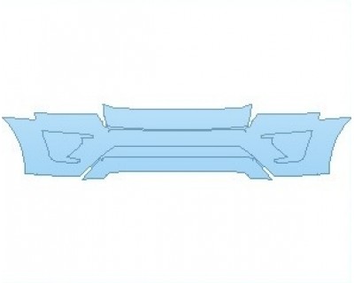 PAINT PROTECTION KIT - 2021 FORD EXPEDITION LIMITED STEALTH EDITION BASE BUMPER - PRECUT PPF CLEAR BRA WRAP