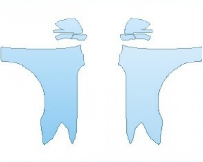 PAINT PROTECTION KIT - 2021 FORD EXPEDITION LIMITED STEALTH EDITION BASE FULL FENDERS (NO WRAPPED EDGES) - PRECUT PPF CLEAR BRA WRAP