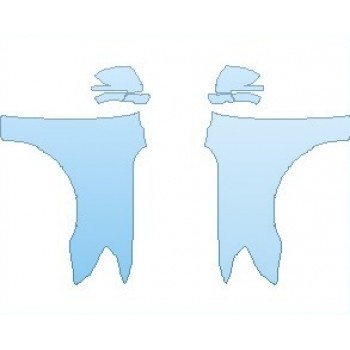 Precut PPF Kit – Clear Bra Paint Protection Film PAINT PROTECTION KIT - 2021 FORD EXPEDITION LIMITED STEALTH EDITION MAX FULL FENDERS (WRAPPED EDGES) - PRECUT PPF CLEAR BRA WRAP