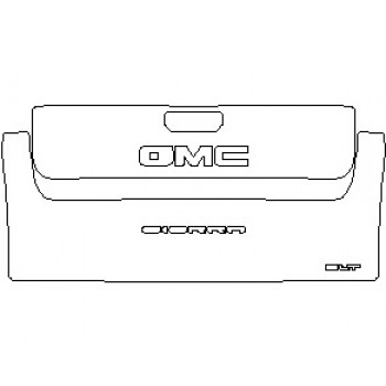 2023 GMC SIERRA 1500 AT4 TAILGATE MULTIPRO WITH SIERRA AND SLT EMBLEMS