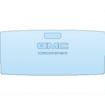 PAINT PROTECTION KIT - 2024 GMC SIERRA 1500 AT4 TAILGATE WITH SIERRA EMBLEM - PRECUT PPF CLEAR BRA WRAP