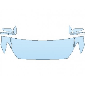 Precut PPF Kit – Clear Bra Paint Protection Film 2019 GENESIS G80 3.3T SPORT HOOD KIT - INVISIBLEMASK - 3M PAINT PROTECTION