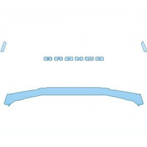Partial Hood and Fender Kit | FORD BRONCO 2 DOOR BASE 2024