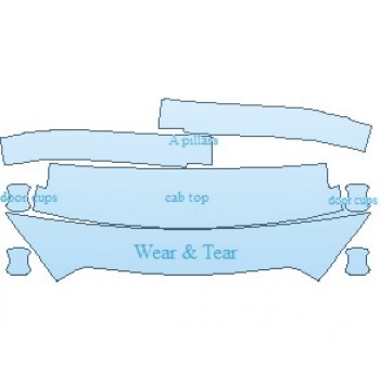 PAINT PROTECTION KIT - 2023 SUBARU ASCENT BASE COMMON WEAR AREA KIT - PRECUT PPF CLEAR BRA WRAP