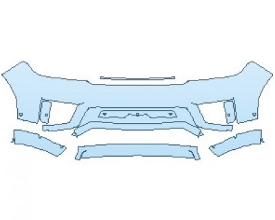 2020 LAND ROVER RANGE ROVER SPORT HSE  BUMPER WITH SENSORS