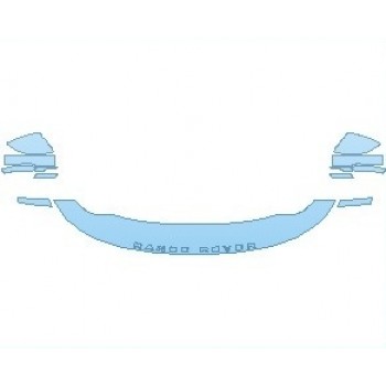 PAINT PROTECTION KIT - 2022 LAND ROVER RANGE ROVER SPORT SUPERCHARGED HOOD (WRAPPED EDGES) - PRECUT PPF CLEAR BRA WRAP