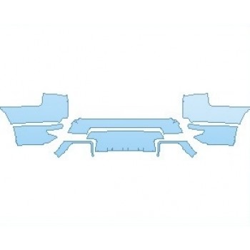PAINT PROTECTION KIT - 2025 LAND ROVER RANGE ROVER SPORT HSE DYNAMIC REAR BUMPER - PRECUT PPF CLEAR BRA WRAP
