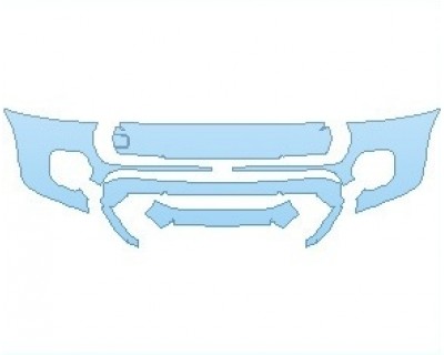 PAINT PROTECTION KIT - 2021 MINI HARDTOP JCW 2 DOOR BUMPER - PRECUT PPF CLEAR BRA WRAP
