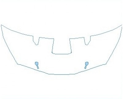 PAINT PROTECTION KIT - 2021 FERRARI 488 CHALLENGE EVO HOOD (NO WRAPPED EDGES) - PRECUT PPF CLEAR BRA WRAP