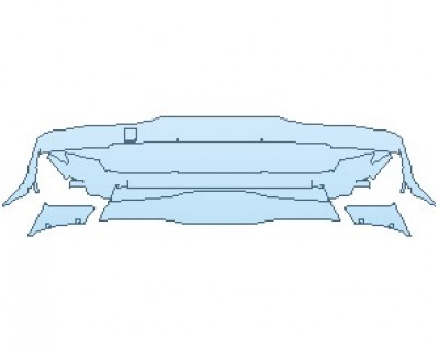 2022 CHEVROLET CORVETTE STINGRAY WITH Z51 PERFORMANCE PKG. CONVERTIBLE REAR DIFFUSER