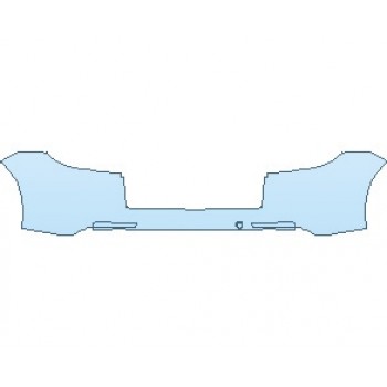 PAINT PROTECTION KIT - 2023 PORSCHE PANAMERA 4 E-HYBRID SPORT TURISMO REAR BUMPER - PRECUT PPF CLEAR BRA WRAP