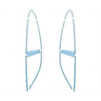 PAINT PROTECTION KIT - 2022 PORSCHE PANAMERA 4 SPORT TURISMO WINDOW TRIM - PRECUT PPF CLEAR BRA WRAP