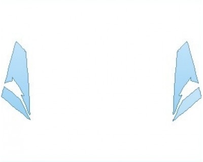 PAINT PROTECTION KIT - 2023 LAMBORGHINI AVENTADOR SVJ COUPE AIR INTAKE ROOF - PRECUT PPF CLEAR BRA WRAP
