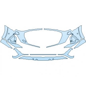 2021 AUDI E-TRON PREMIUM SPORTBACK BUMPER WITH SENSORS