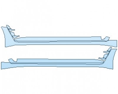 PAINT PROTECTION KIT - 2025 BMW 4 SERIES M SPORT GRAN COUPE ROCKER PANELS - PRECUT PPF CLEAR BRA WRAP