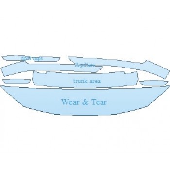 PAINT PROTECTION KIT - 2024 BMW 4 SERIES M SPORT GRAN COUPE COMMON WEAR AREA KIT - PRECUT PPF CLEAR BRA WRAP