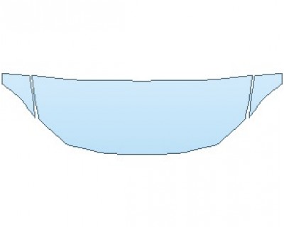 PAINT PROTECTION KIT - 2025 BMW 4 SERIES M SPORT GRAN COUPE HOOD (NO WRAPPED EDGES) - PRECUT PPF CLEAR BRA WRAP